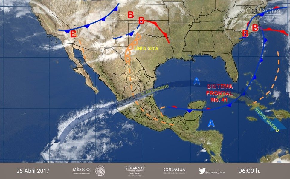 Vientos fuertes afectarán el norte del país - 2504-2