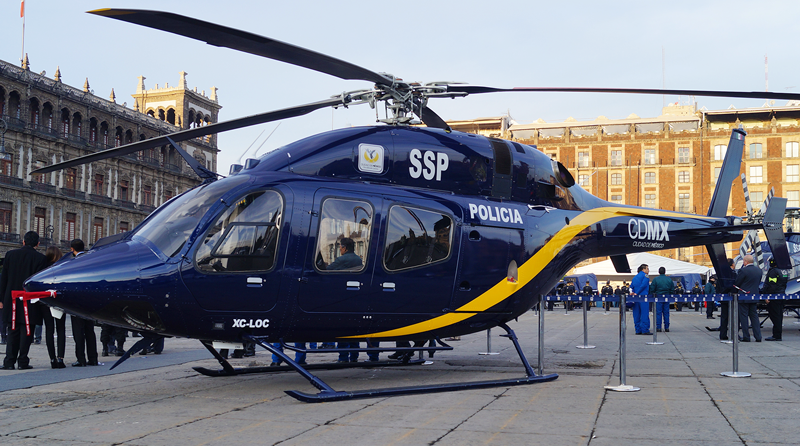 Helicópteros vigilarán por las noches la Ciudad de México