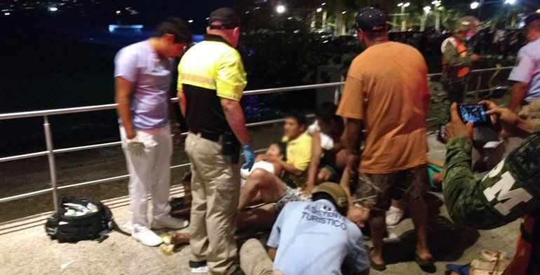 Ejecución de hombre deja siete heridos en Acapulco - Ataque-Acapulco-2