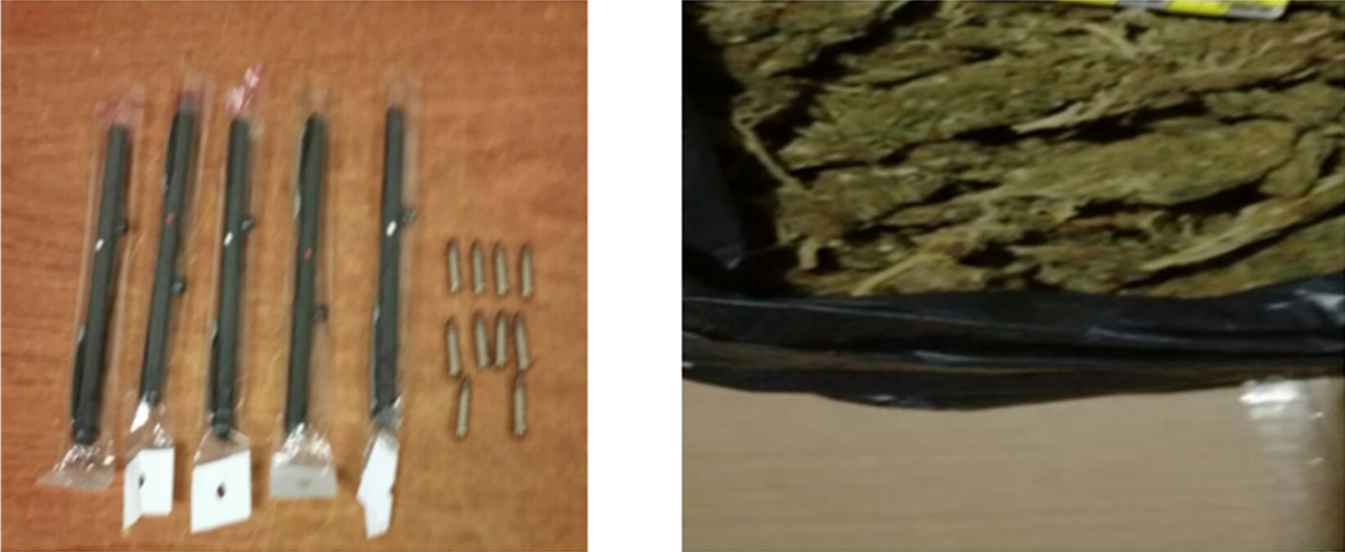 Aseguran cinco armas de fuego y droga a menor en Iztapalapa