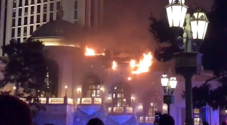 #Video Se incendia el Bellagio de Las Vegas