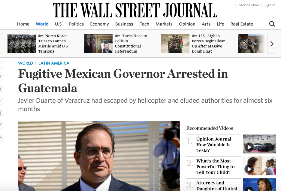 Los medios internacionales reaccionaron a la captura de Duarte - Captura-de-pantalla-2017-04-15-a-las-11.31.49-p.m.