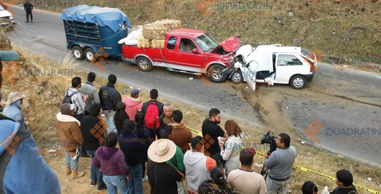 Choque deja tres muertos en La Marquesa-Tenango - Choque-770x392