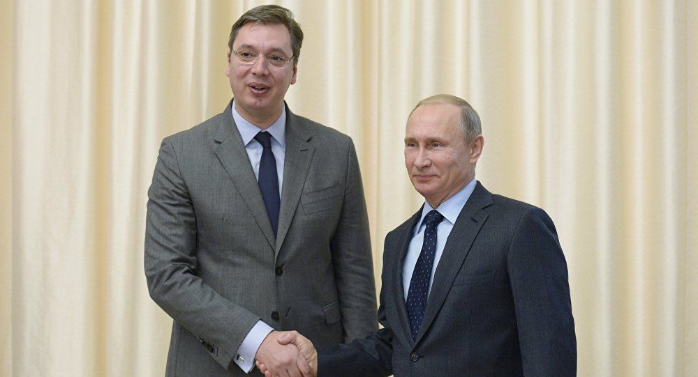 Aleksandar Vucic vuelve a ganar las elecciones presidenciales en Serbia - PUTIN-JANKOVIC