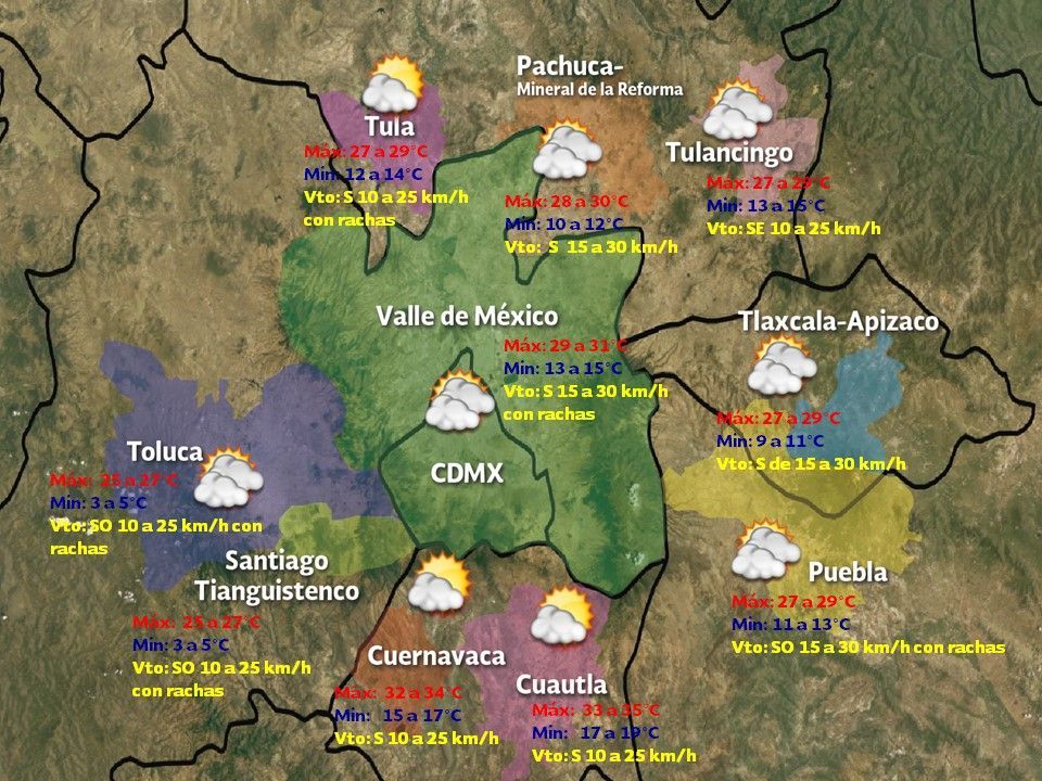 Temperaturas sobrepasarán los 45 grados en ocho estados del país - VDM-2804