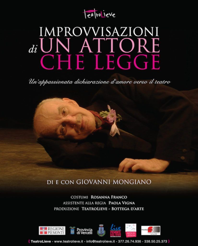 Actor italiano representa monólogo en teatro vacío - actor-italiano-I-825x1024