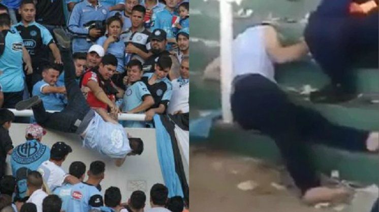Muere hombre luego de ser arrojado desde las gradas Muere hombre luego de ser arrojado desde las gradas