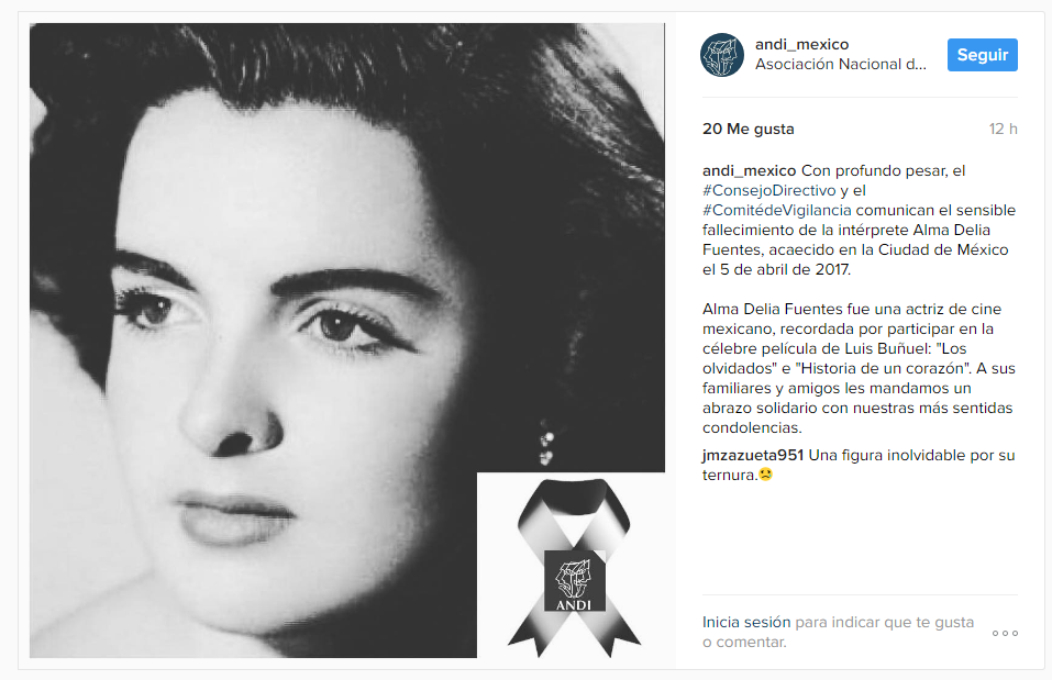 Ha muerto la actriz Alma Delia Fuentes de 'Los olvidados' - alma-delia