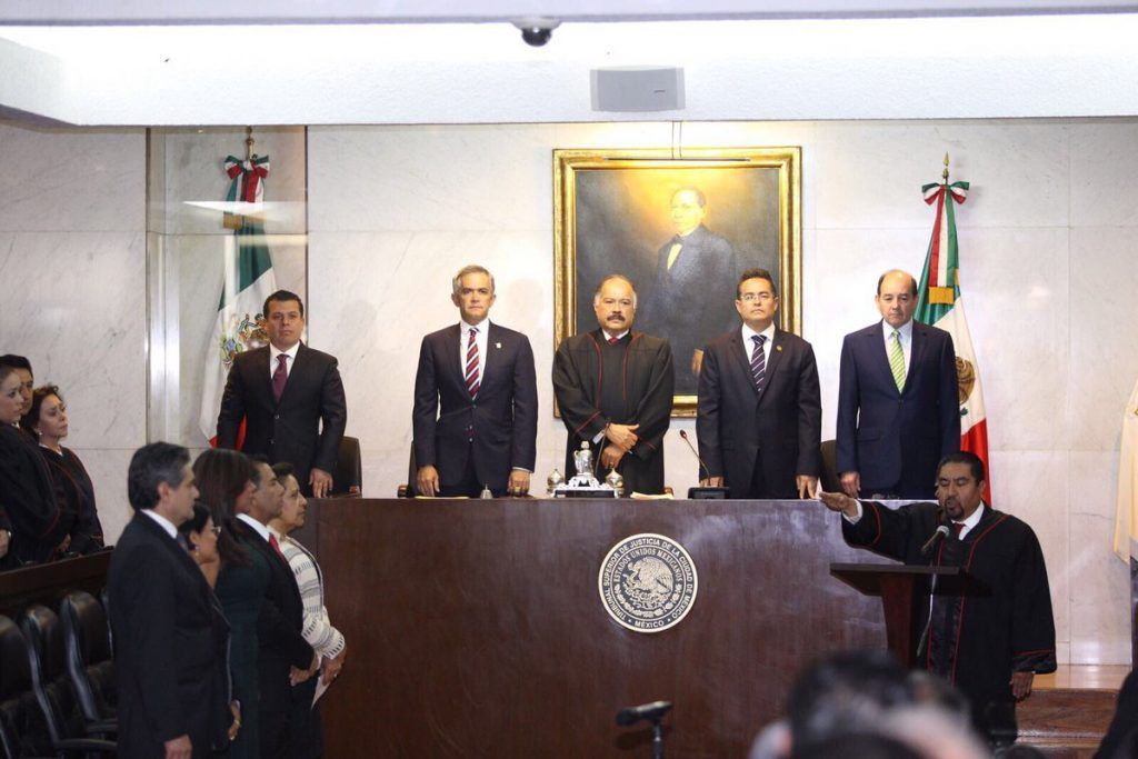 Álvaro Augusto Pérez toma protesta como presidente del TSJ de la CDMX - alvaro-augusto-perez-1-1024x683