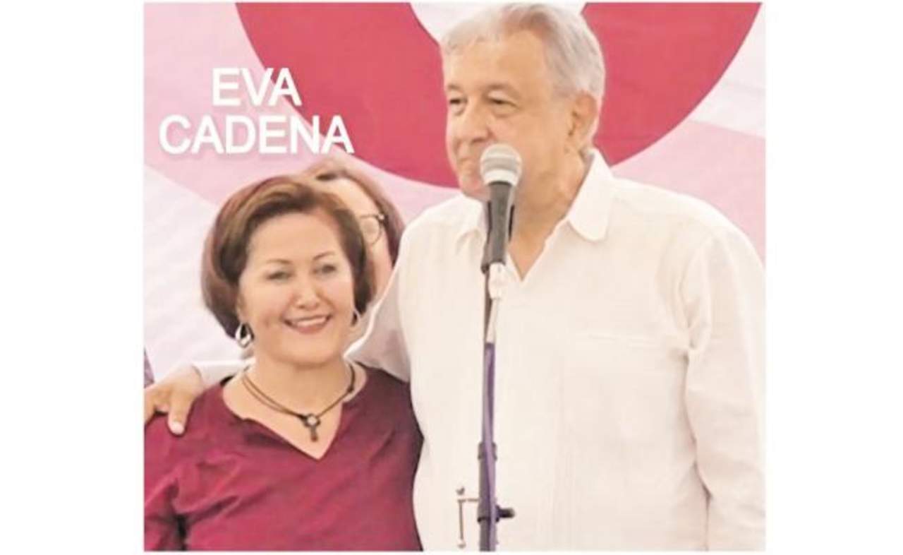 Eva Cadena se queja ante CNDH por desafuero - amlo-cadena