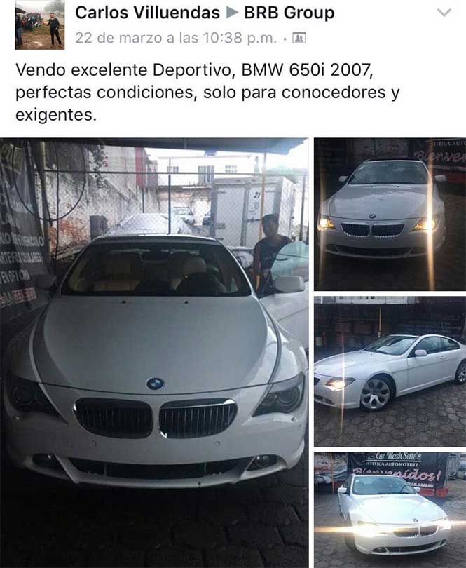 Auto accidentado en Reforma estaba en venta - bmw-reforma