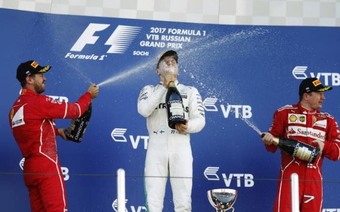 Bottas gana el Gran Premio de Rusia
