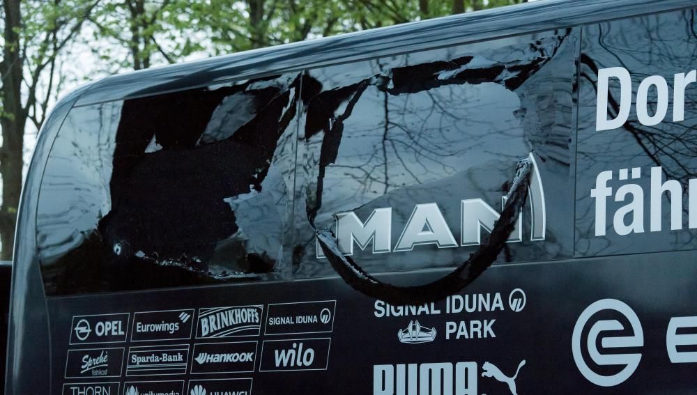 Detienen a una persona por ataque al autobús del Borussia Dortmund
