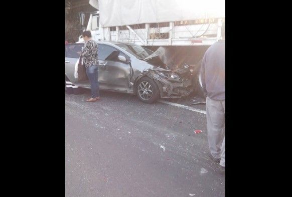 Carambola en la México-Toluca deja una persona lesionada - carambola-4