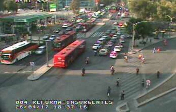 Cierran Paseo de la Reforma por bloqueos