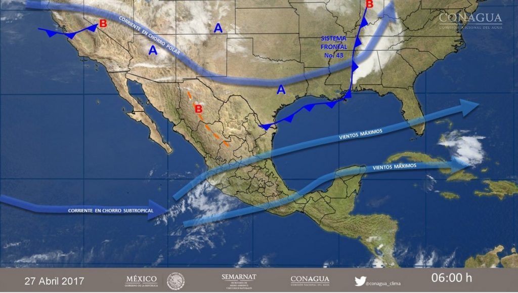Prevalecerá clima caluroso en la mayor parte del país - clima-27-abr-1024x579