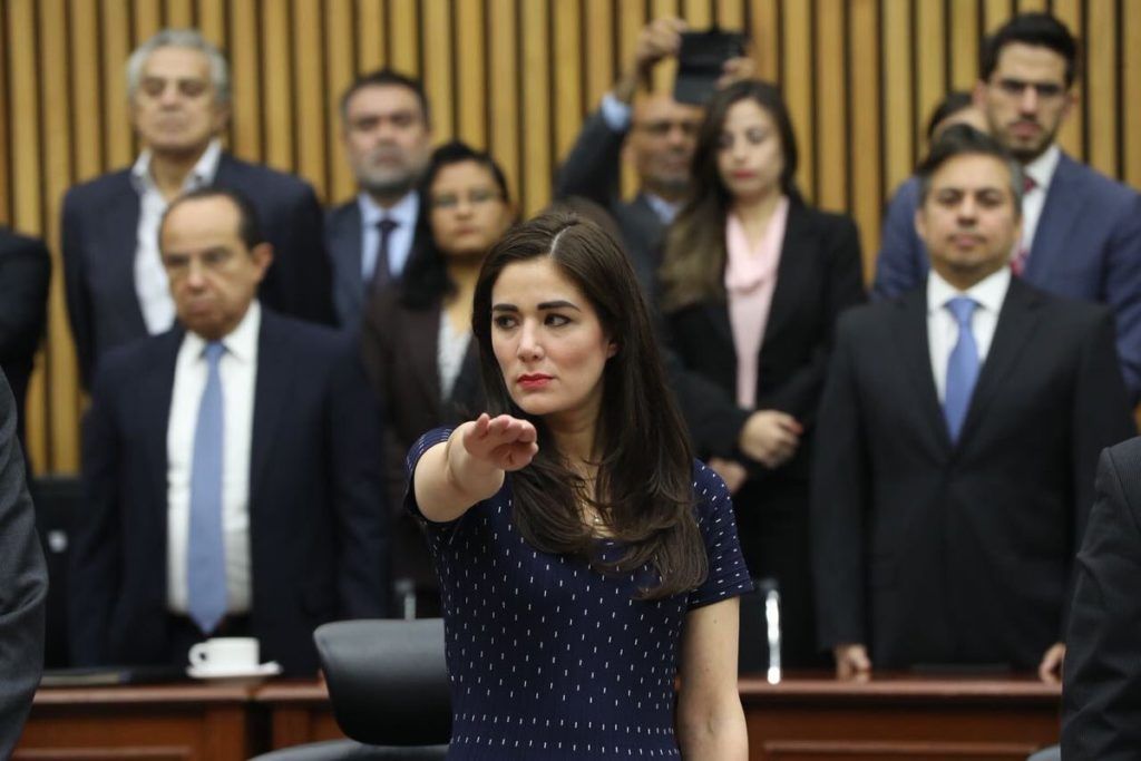 Rinden protesta tres nuevos consejeros del INE - consejera-ine-dania-1024x683