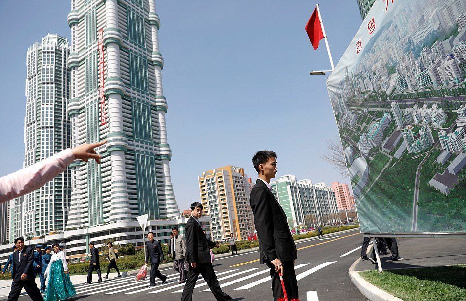 Inauguran rascacielos en Corea del Norte... no tiene ni agua caliente - corea-del-norte-3-e1492106409354