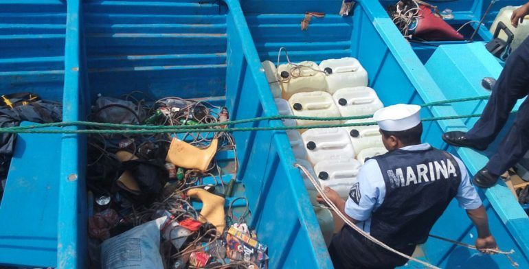 Semar detiene a ocho traficantes de droga en Salina Cruz