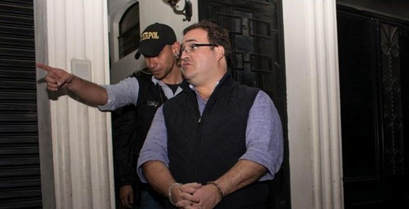 Momento de la Detencion de Javier Duarte