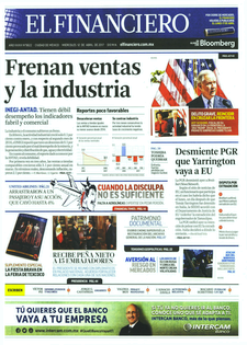 Estados Unidos y Peña Nieto en las portadas del miércoles - el-financiero