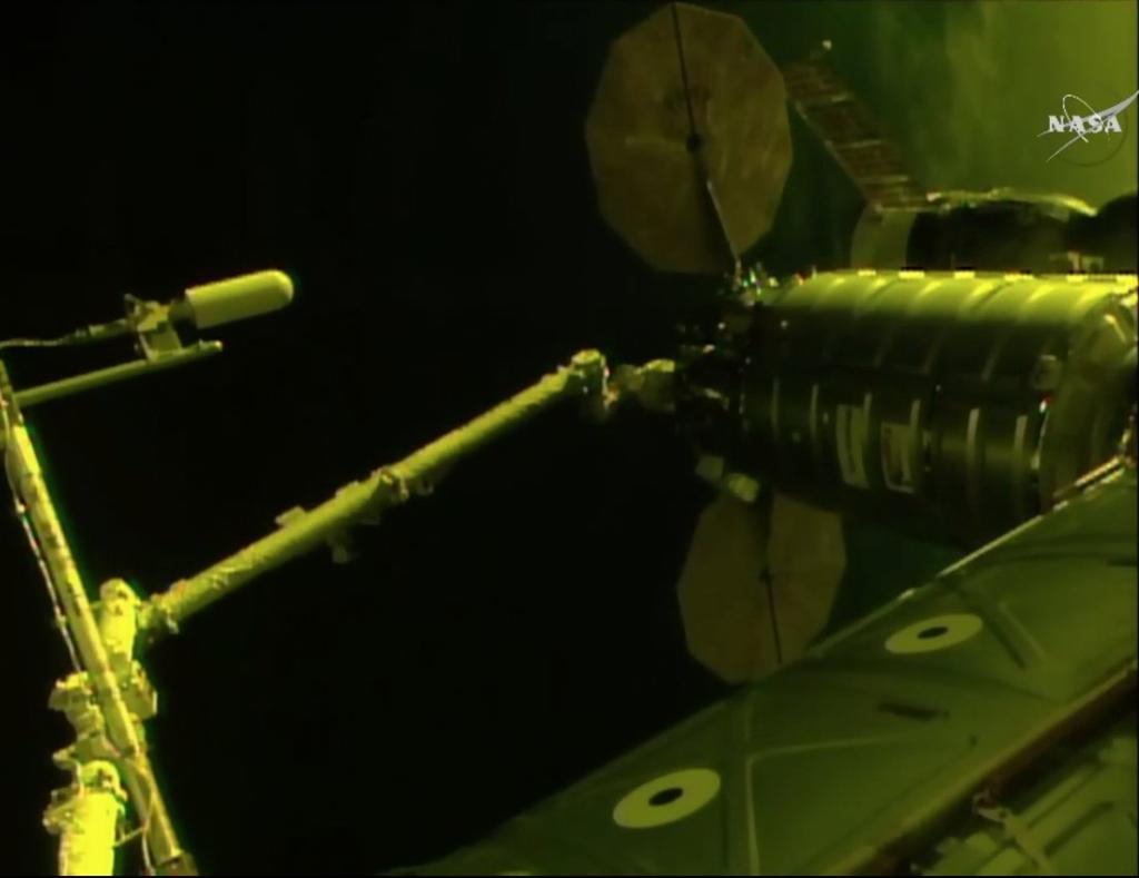 Llega nave de suministro a Estación Espacial Internacional