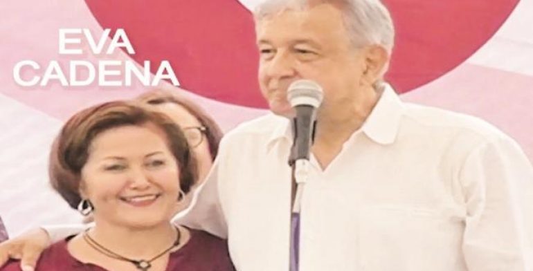 Es una trampa el video donde Eva Cadena recibe dinero: AMLO