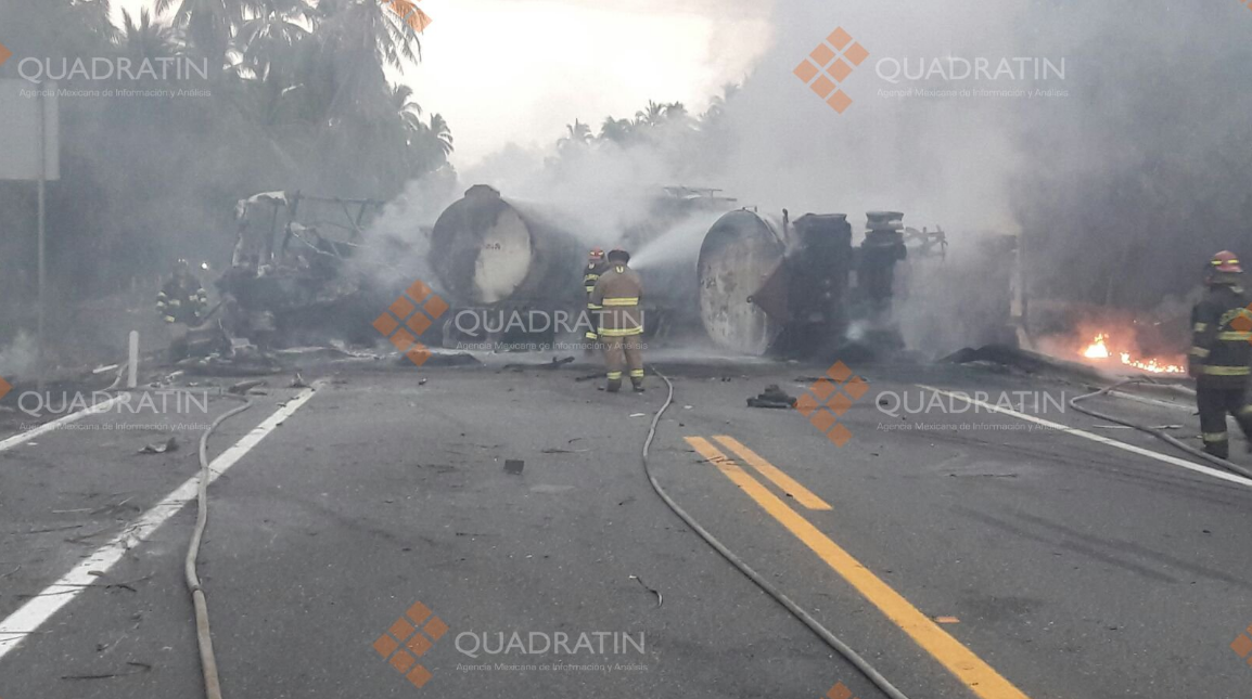 Confirma Fiscalía de Guerrero 24 muertos en choque en la Autopista Siglo XXI - explosión-3