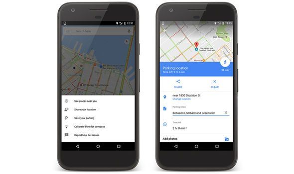 Google Maps sabrá dónde estacionó el coche