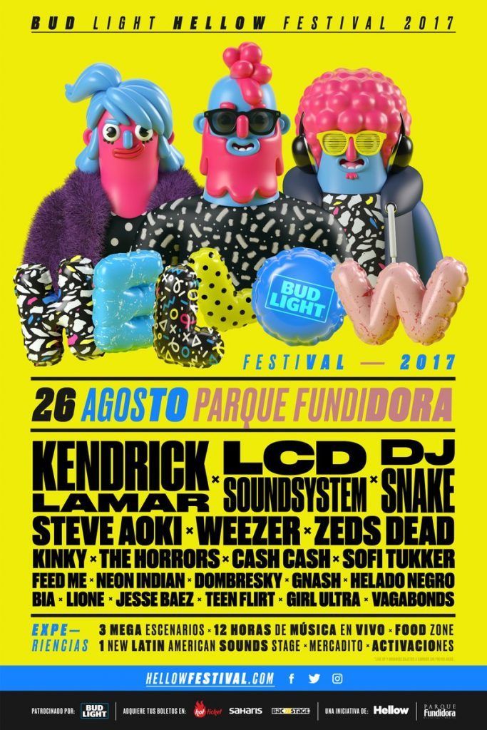 Kendrick Lamar se presentará por primera vez en México - hellow-festival-683x1024