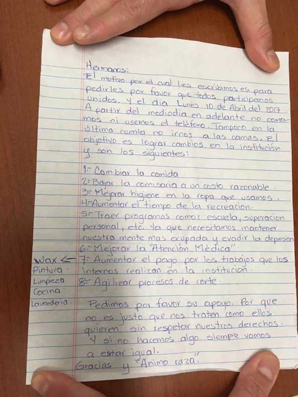 Huelga de hambre de migrantes detenidos en Washington - huelga-de-hambre-3