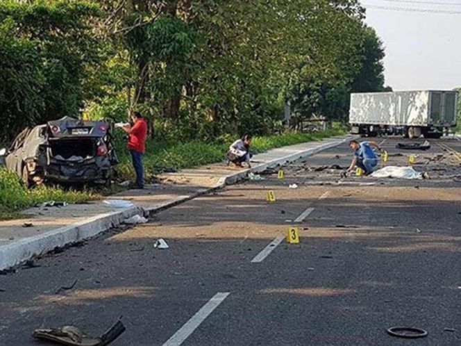Mueren hijos de exalcalde de Suchiate en accidente carretero en Chiapas