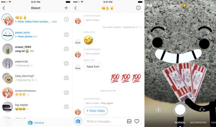 Instagram permitirá enviar videos efímeros con comentarios a través de mensajes - instagram