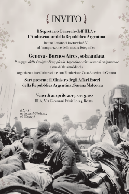 Exposición revela orígenes del papa Francisco - invitacion-expo