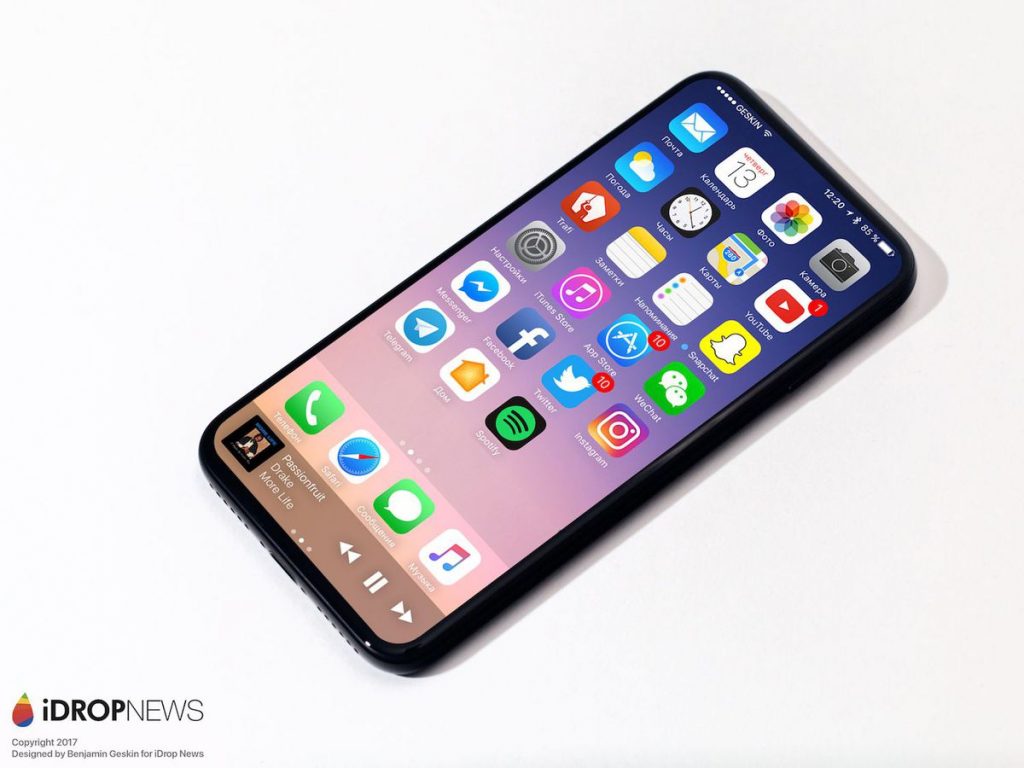 Nuevos rumores sobre el iPhone 8 - iphone-8-2-1024x768