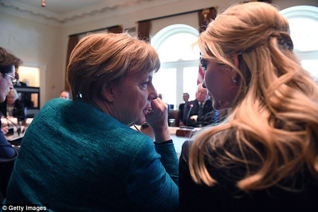 La Casa Blanca nombra a Ivanka "primera hija" previo a su visita a Alemania - ivanka-merkel-2