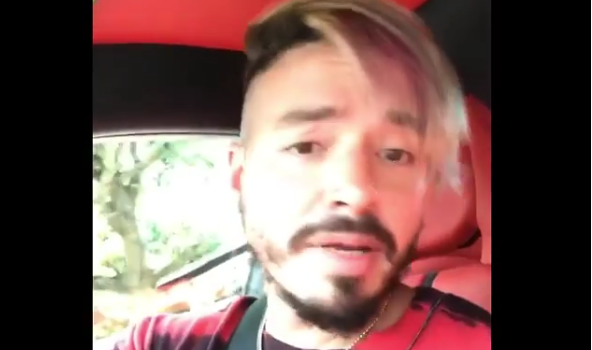 J Balvin roba el coche de Nicky Jam
