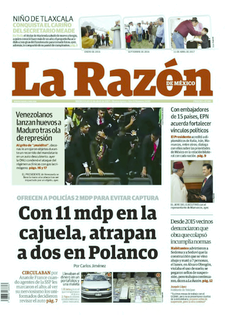 Estados Unidos y Peña Nieto en las portadas del miércoles - la-razón