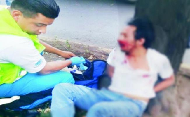 Hombre atropella a ladrones en San Miguel Chapultepec