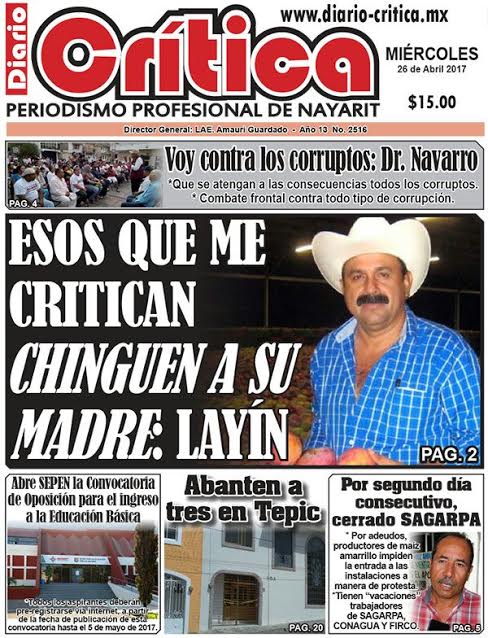 Layín, el alcalde que robó poquito, también es grosero - layín-portada