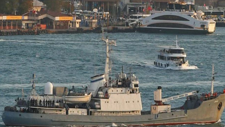 Buque de guerra ruso naufraga en el mar Negro