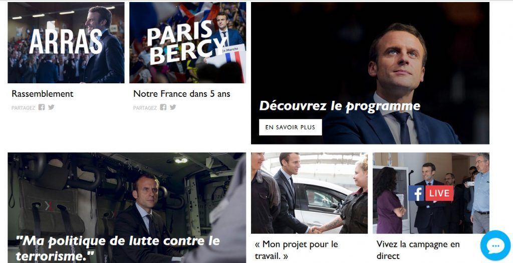 Hackers rusos habrían intentado obtener datos de página web de Macron - macron-web-1024x524