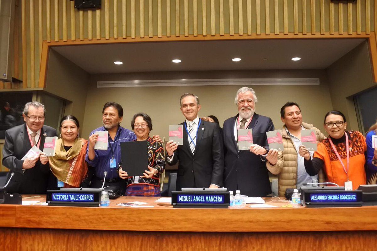 Mancera defiende Constitución capitalina ante la ONU