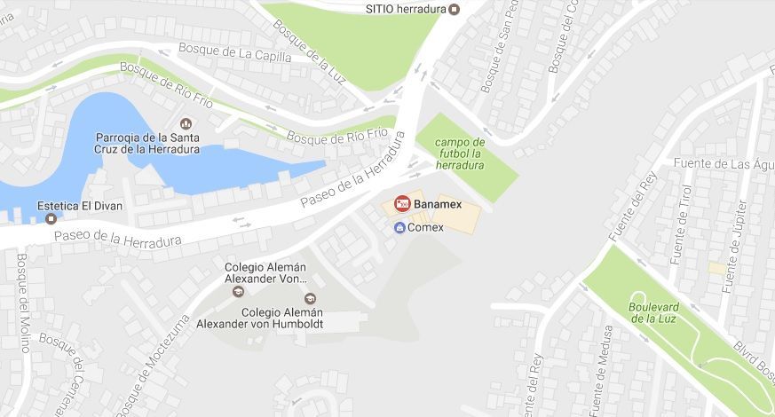 #Video Asalto a cuentahabiente en Huixquilucan - mapa-banamex-la-herradura