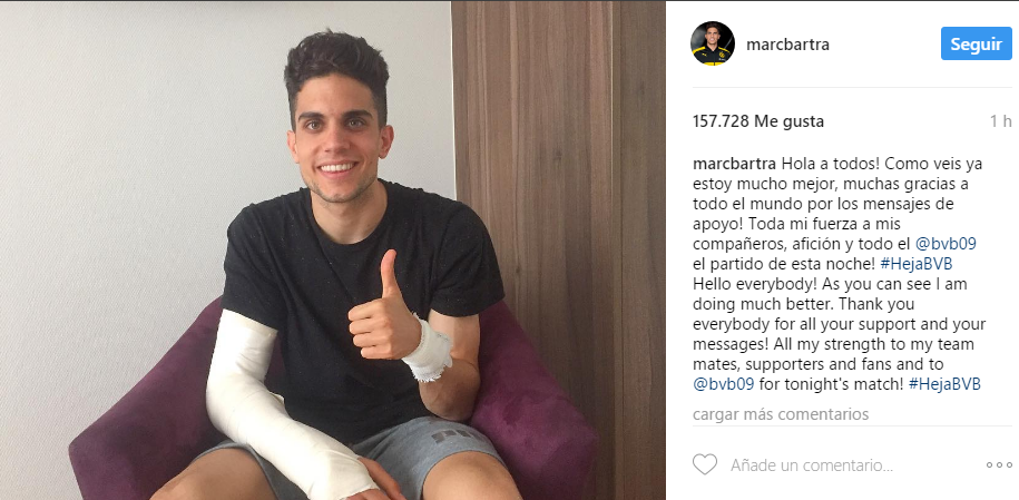 Bartra tras el ataque al autobús del Dortmund - marc-bartra
