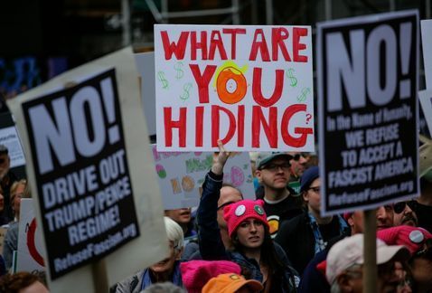 Manifestantes exigen que Trump publique sus impuestos - marcha-multitudinaria-realizo-Washington_MILIMA20170415_0315_8