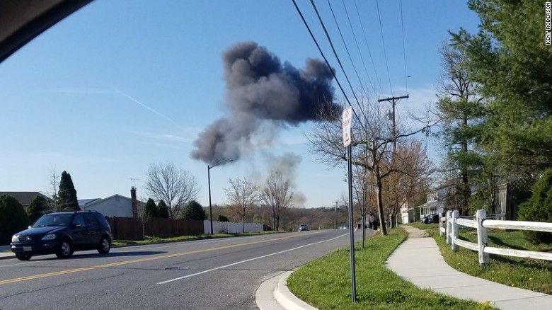 Se estrella avión militar en Maryland - maryland