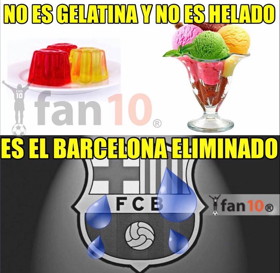 No hubo remontada histórica en Barcelona - meme-5