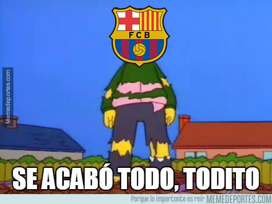 No hubo remontada histórica en Barcelona - meme-7
