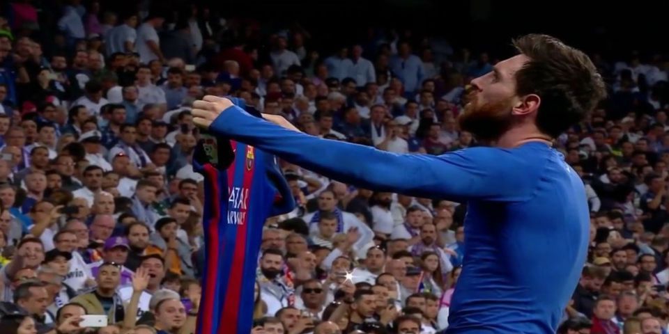 Fiscalía acepta pago de Messi a cambio de 21 meses de cárcel - messi-2017-santiago-bernabeu-real-madrid-barcelona